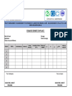 Fiche Essai de Densité en Place