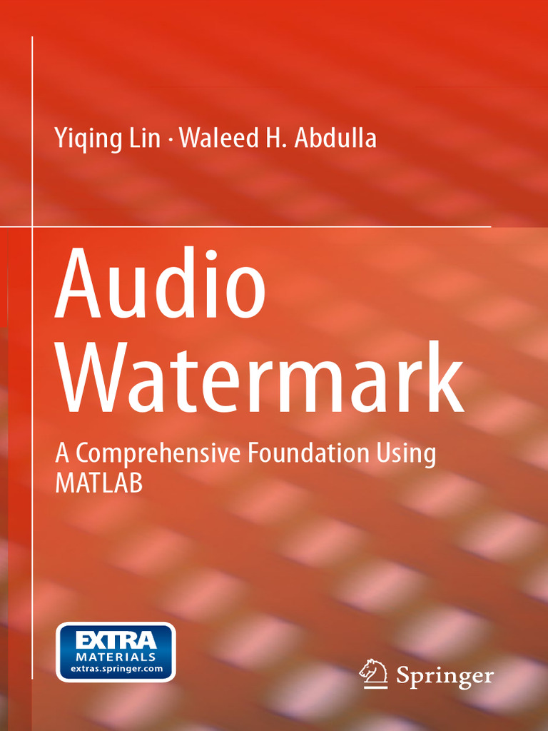 Audio watermark using matlab pdf computer engineering signal