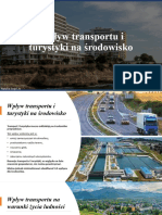Wpływ Transportu I Turystyki Na Środowisko