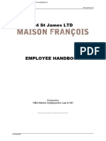 Employment Law Employee Handbook