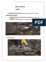 Analisis de Tareas Críticas Ejempos