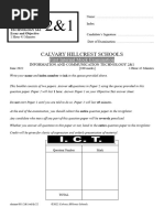 Mock 1 - 2022 - ICT