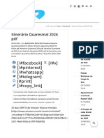 Itinberário Quaresmal 2024 PDF - Portal Kairós