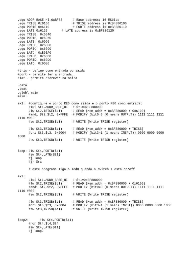 Poveglia Codex Assembly Program | PDF