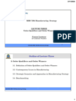 2023-24 Lecture 3 - MMS 7204 (Order Qualifiers and Order Winners)