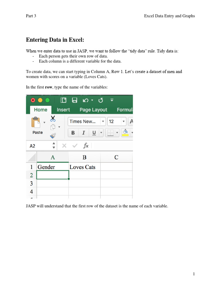 3 Excel Data Entry and Graphs | PDF | Microsoft Excel | Comma Separated ...