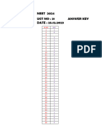 Uct 21 Answer Key