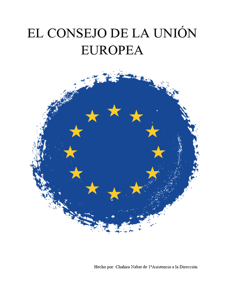 El Consejo de La Unión Europea | PDF | Estado miembro de la Unión ...