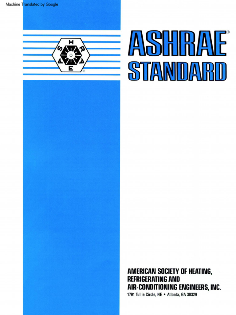 ANSIASHRAE151996 em Português PDF Refrigeração Pressão