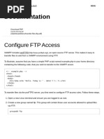 Configure FTP Access XAMPP