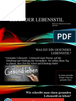 Gesunder Lebensstil