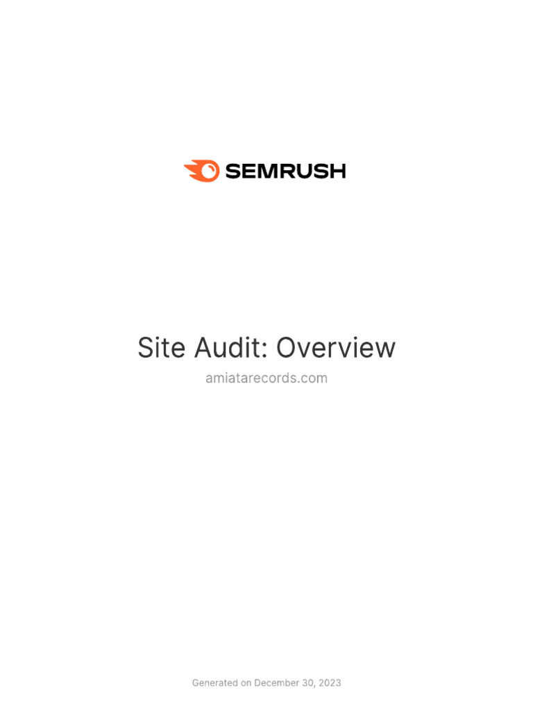 Audit Overview | PDF