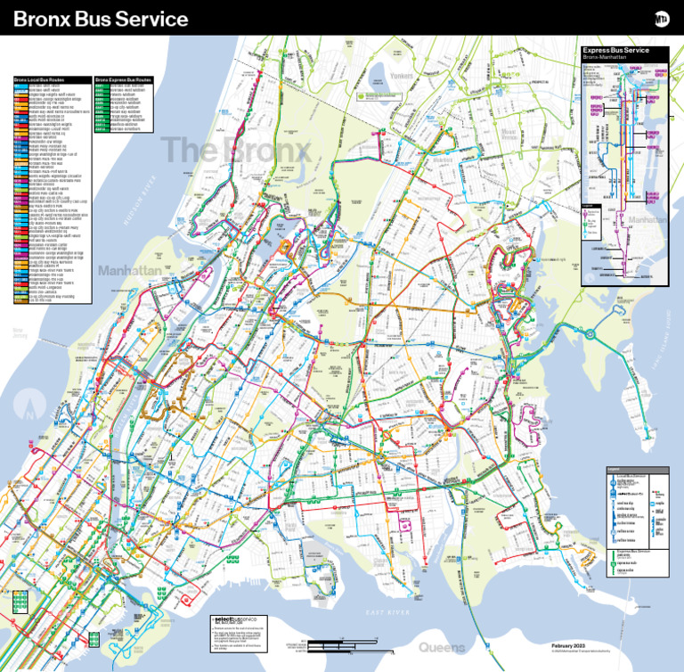 Bronx Bus Map PDF