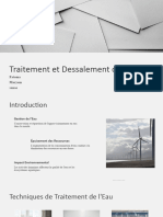 Traitement Et Dessalement de L'eau