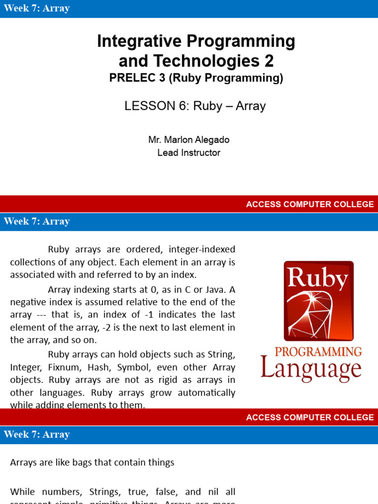 ITELEC3 in Class Lesson 6 | PDF