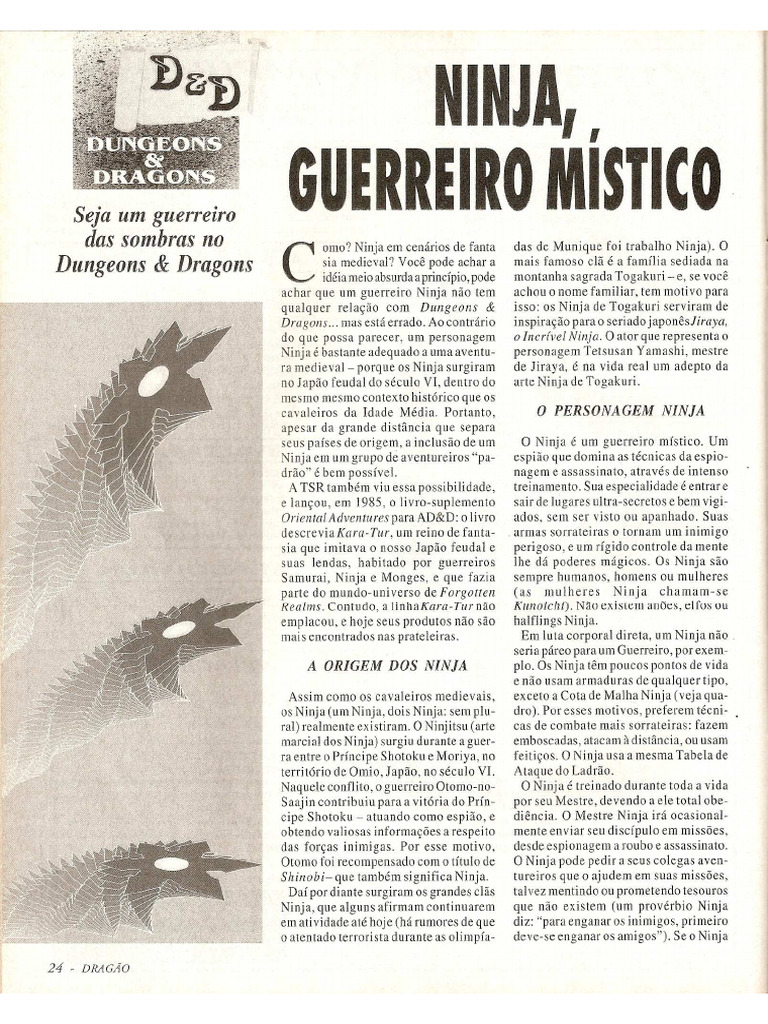 Ninja - D&D | PDF