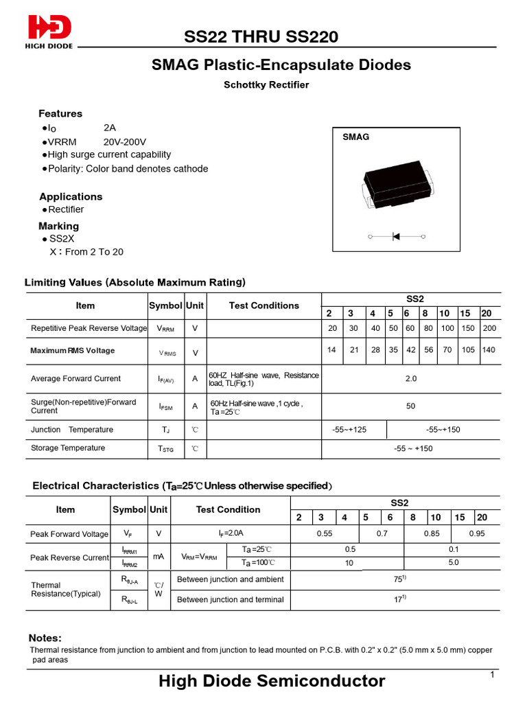 HighDiodeSS24 C466500 PDF Diode Rectifier