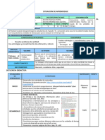 Martes Matematica Situacion de Aprendizaje