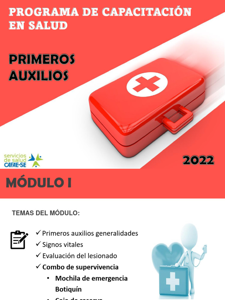 Kit de Emergencia y Botiquín 2022 | PDF | Primeros auxilios | Ciencias ...