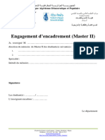 Engagement D'encadrement