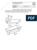 Problema 1 Una Caja de Seccion Triangular Alimenta Con Pasta de Papel Una Cinta Transportadora Donde Se Forma Una Delgada Pelicula