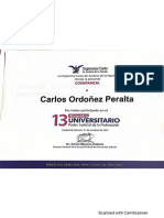 Constancia Del 13° Encuentro Universitario Del Poder Judicial Del La Federacion