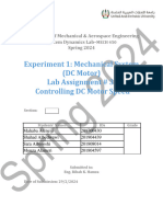 MECH 450 Lab Assignment 3 - Controlling DC Motor Speed1 Last Draft