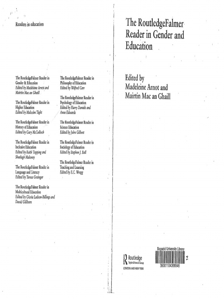 Gender Theory and Research in Education | PDF