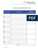 Folha de Registo de Reuniões