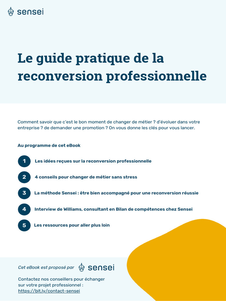 Guide de reconversion professionnelle | PDF | Consultant | Business