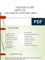Current Trends in The Management of Malaria