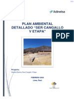 Plan Ambiental Detallado Ser Cangallo V Etapa