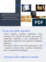 Conhecendo o Sagrado Pelos Textos Religiosos