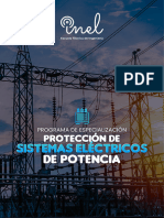 Programa de Especialización de Protección de Sistemas Eléctricos de Potencia