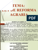 Ley de Reforma Agraria III Pac 2023
