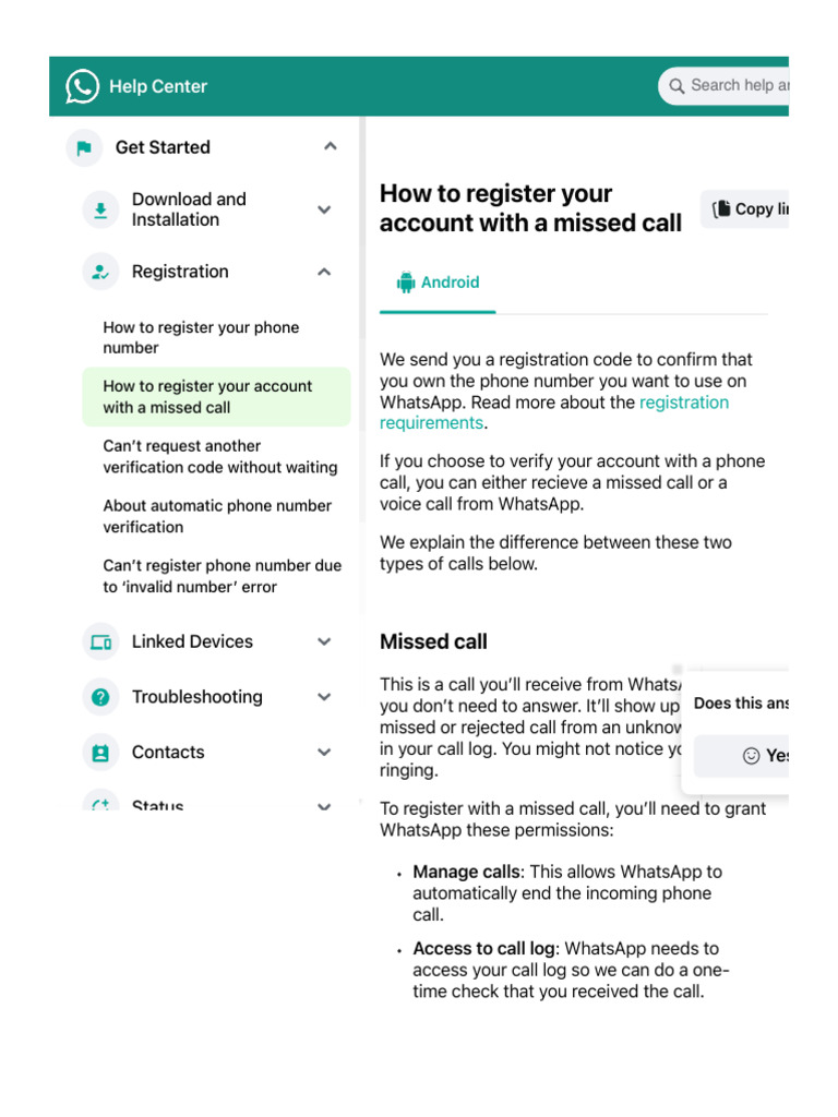 how-to-register-your-account-with-a-missed-call-whatsapp-help-center