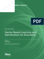 GameBased Learning and Gamification For Education