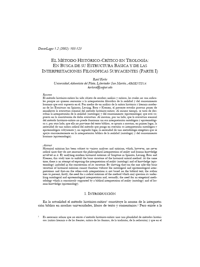 Davarlogos vol 1 n 2 2002 pdf verdad baruch spinoza