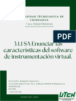 3.1.1 SA Enunciar Las Características Del Software de Instrumentación Virtual.