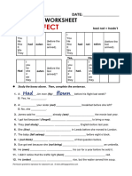 Atg Worksheet Pastperfect