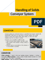 Material Handling and Conveyor