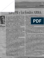 La UPR y Los Fondos ARRA