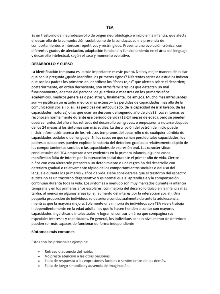 TEA | PDF