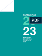 Anuario de Estadisticas Deportivas 2023