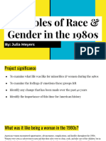 Race Gender in The 1980s