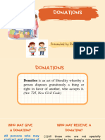 Chapter 3 DONATIONS