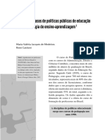 Os Estudo de Casos de Políticas Públicas de Educação Como Estratégia de Ensino-Aprendizagem