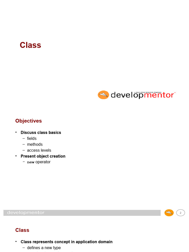 03 Class | PDF