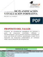 Taller de Planificación y Evaluación Formativa