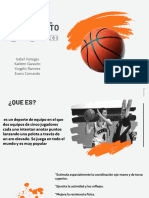 Presentación Marca Deportiva Baloncesto Dinamica Brocha Pintura Moderna Naranja